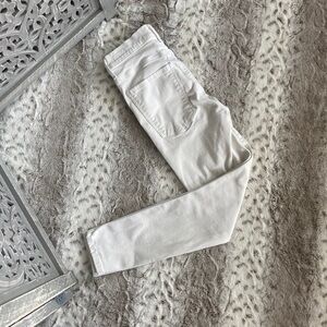 Citizens of Humanity Charlie Crop high rise skinny jeans size 25 white denim